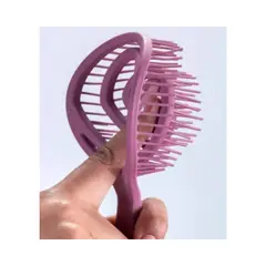 GENERICO - Cepillo desenredante Pirulito con aroma morango o frambuesa Violeta