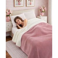 FRAZADA CON CHIPORRO ELEGANTE KING 230X250cm Rosa