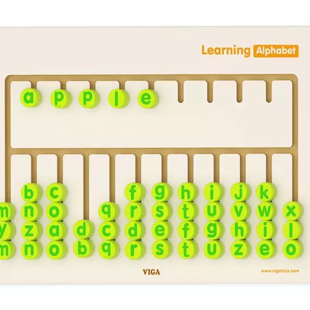 VIGA TOYS - Juguete Tablero De Aprendizaje Didáctico Conociendo El Alfabeto