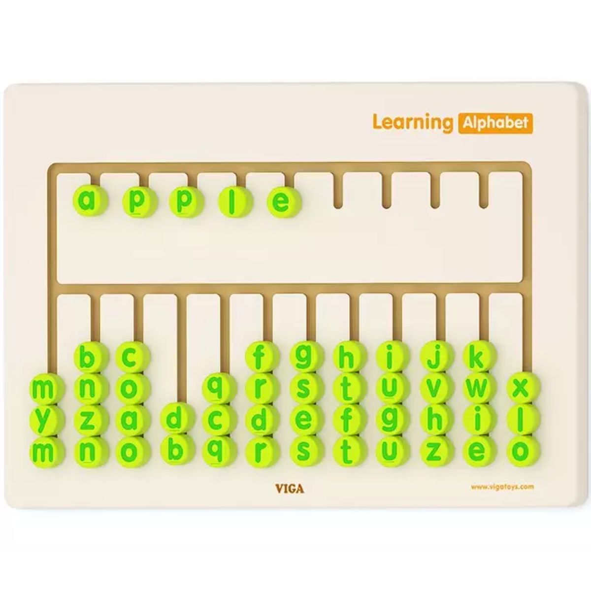VIGA TOYS - Juguete Tablero De Aprendizaje Didáctico Conociendo El Alfabeto