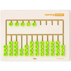 VIGA TOYS - Juguete Tablero De Aprendizaje Didáctico Conociendo El Alfabeto