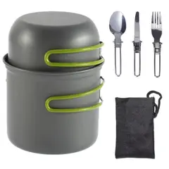 GENERICO - Set de Cocina para Camping DS-101 Ultra Ligero y Portátil con Cocinilla
