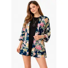 AGW - Kimono mujer estampado