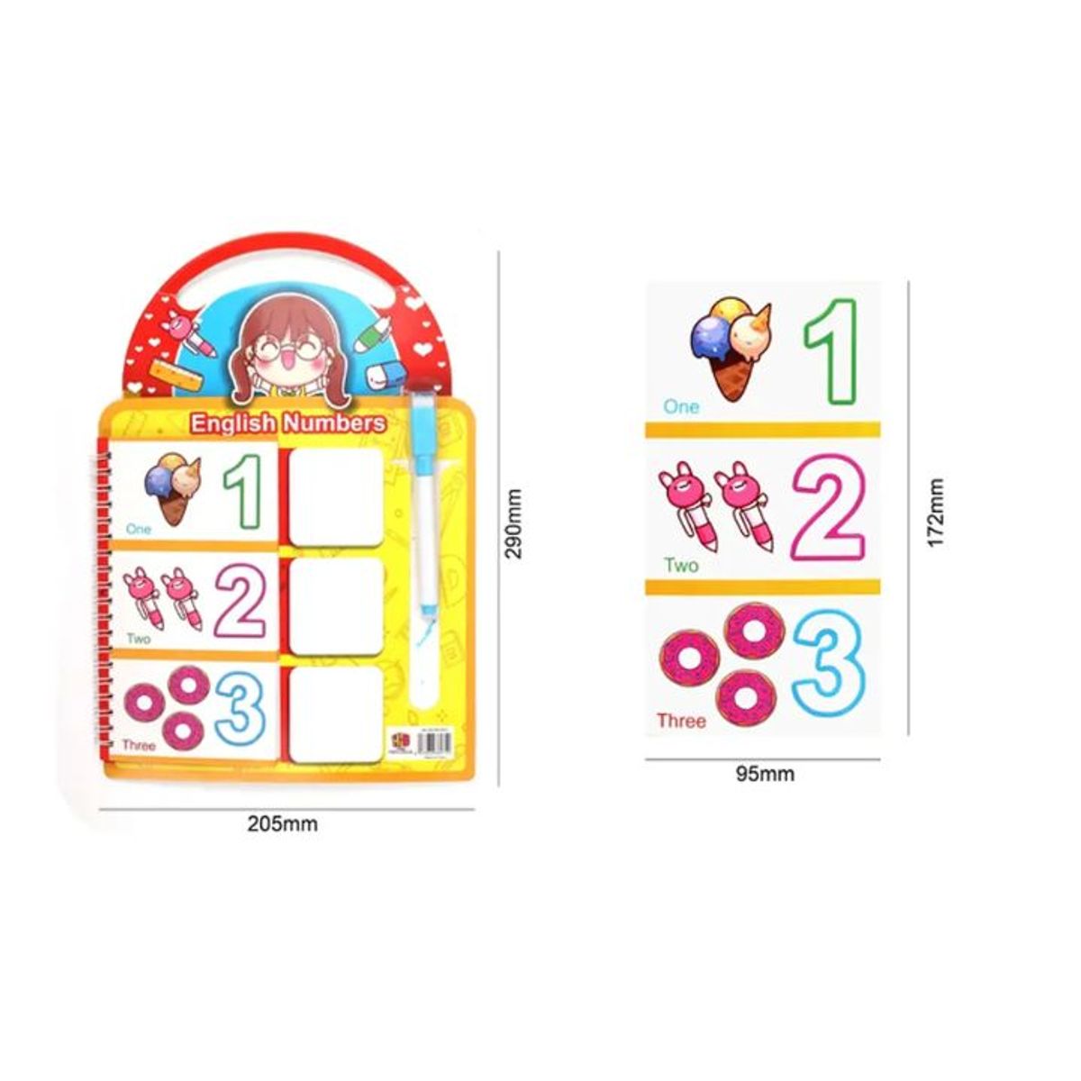 GENERICO - Tarjeta Educativa Inglés 20x29cm