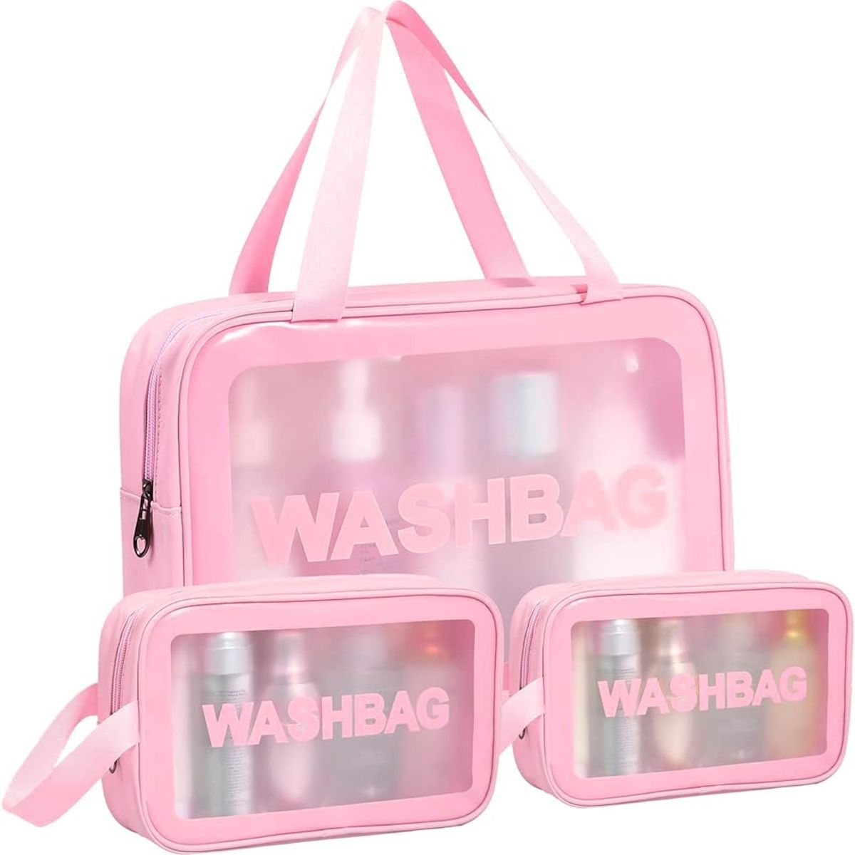 QIKUN - Set de 3 Organizadores Cosmetiquero Washbag Impermeables Neceser