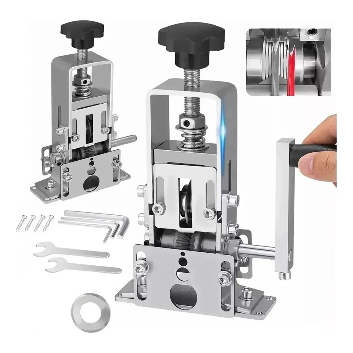 KUANGYE - Maquina Pelacables Manual Pelador Cables Portátil Taladro