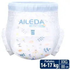 AILEDA - Pañales Pants 14-17kg Paquete Fácil De Llevar Pants Extra Extra Grande XXG 88uni