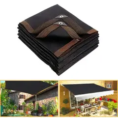 KUANGYE - Sombra 90% Techo Patio Terraza Jardin Cerco 5x6 Metros