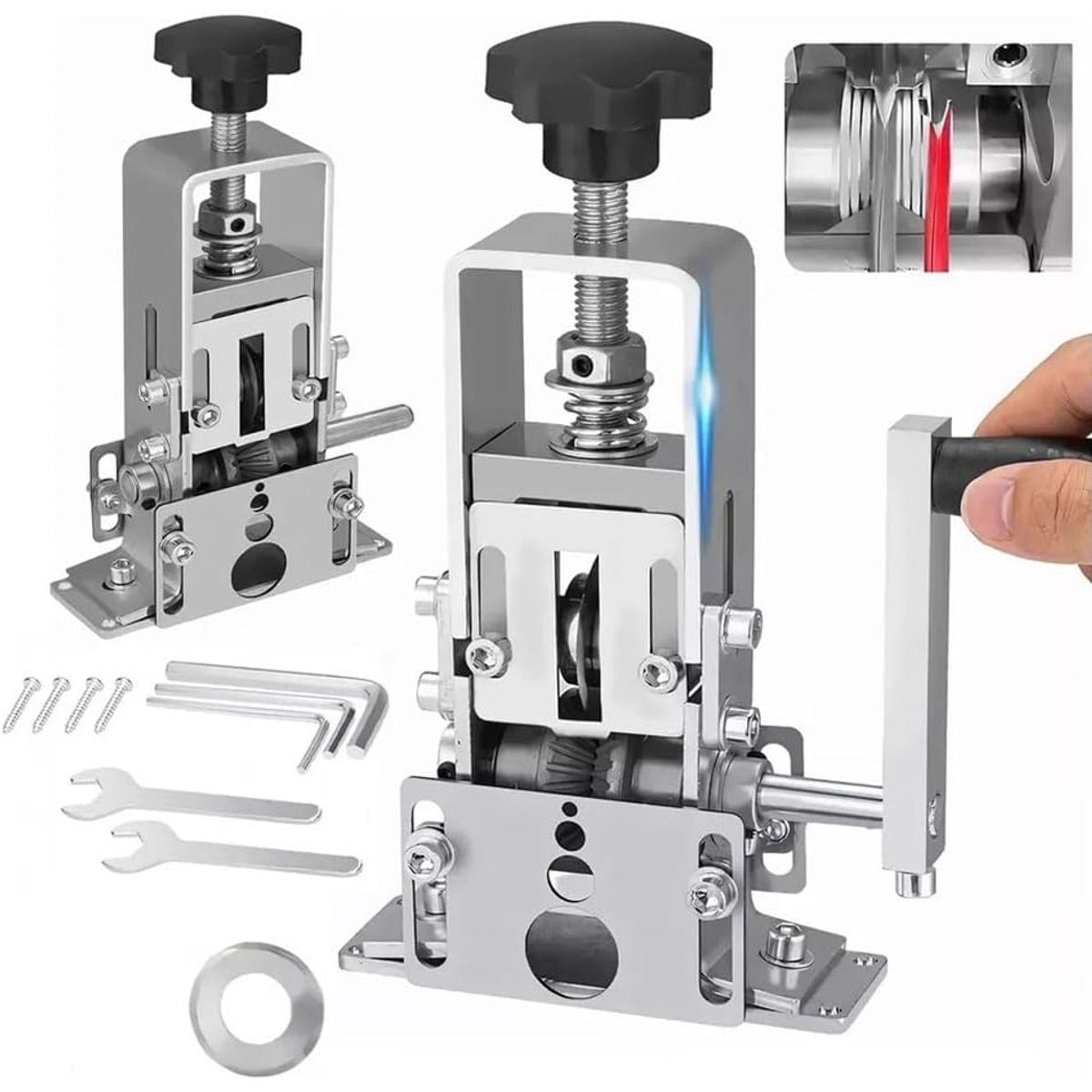 KUANGYE - Maquina Pelacables Manual Pelador Cables Portátil Taladro