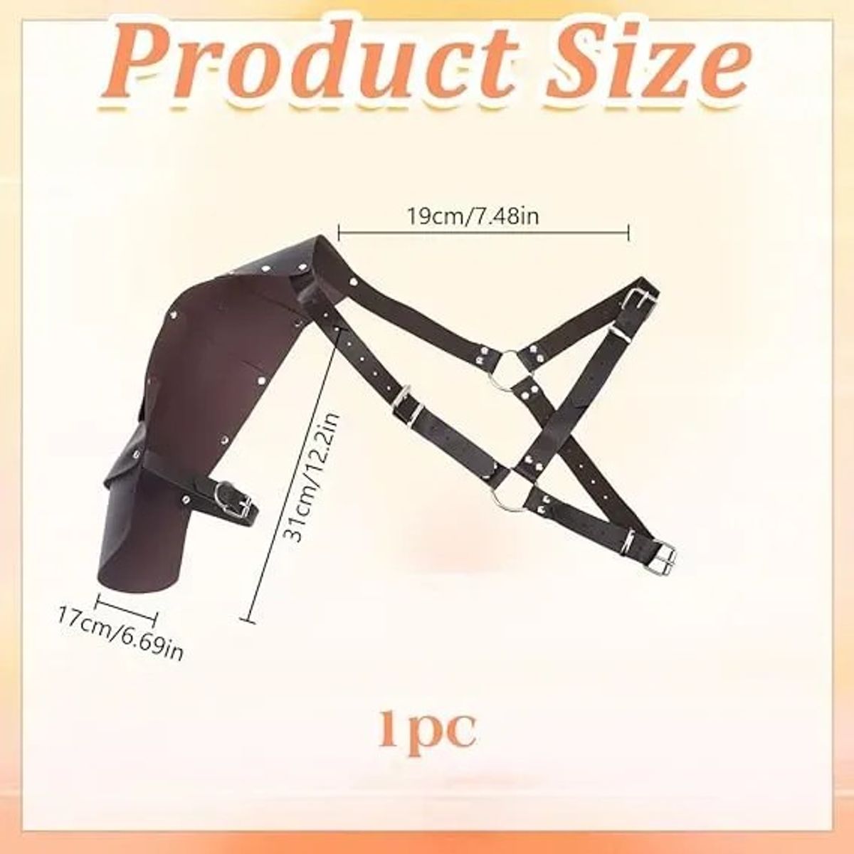 KUANGYE - Armadura Hombro Accesorio Cosplay Medieval Vikingo