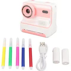 KUANGYE - Cámara De Fotos Digital Para Niños Impresión Instantánea