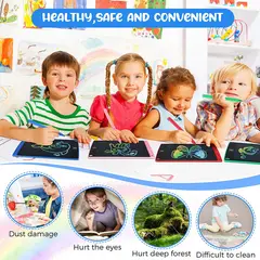 GENERICO - Pizarra Mágica Lcd Niños 12 Pulgadas Con Lápiz Color Rojo