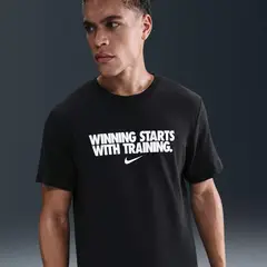 NIKE - Polera Negro Hombre