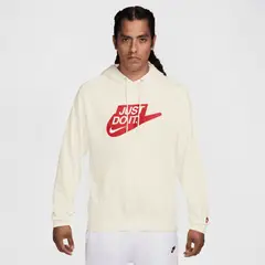 NIKE - Polerón Sportswear Club Blanco Hombre