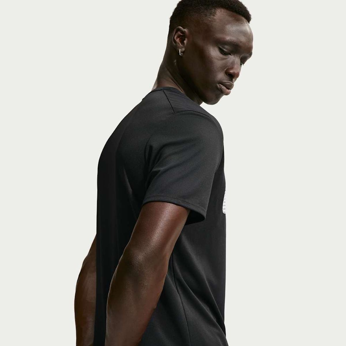 NIKE - Polera Nike Miler Negro Hombre