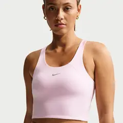 NIKE - Polera Tempo Rojo Mujer