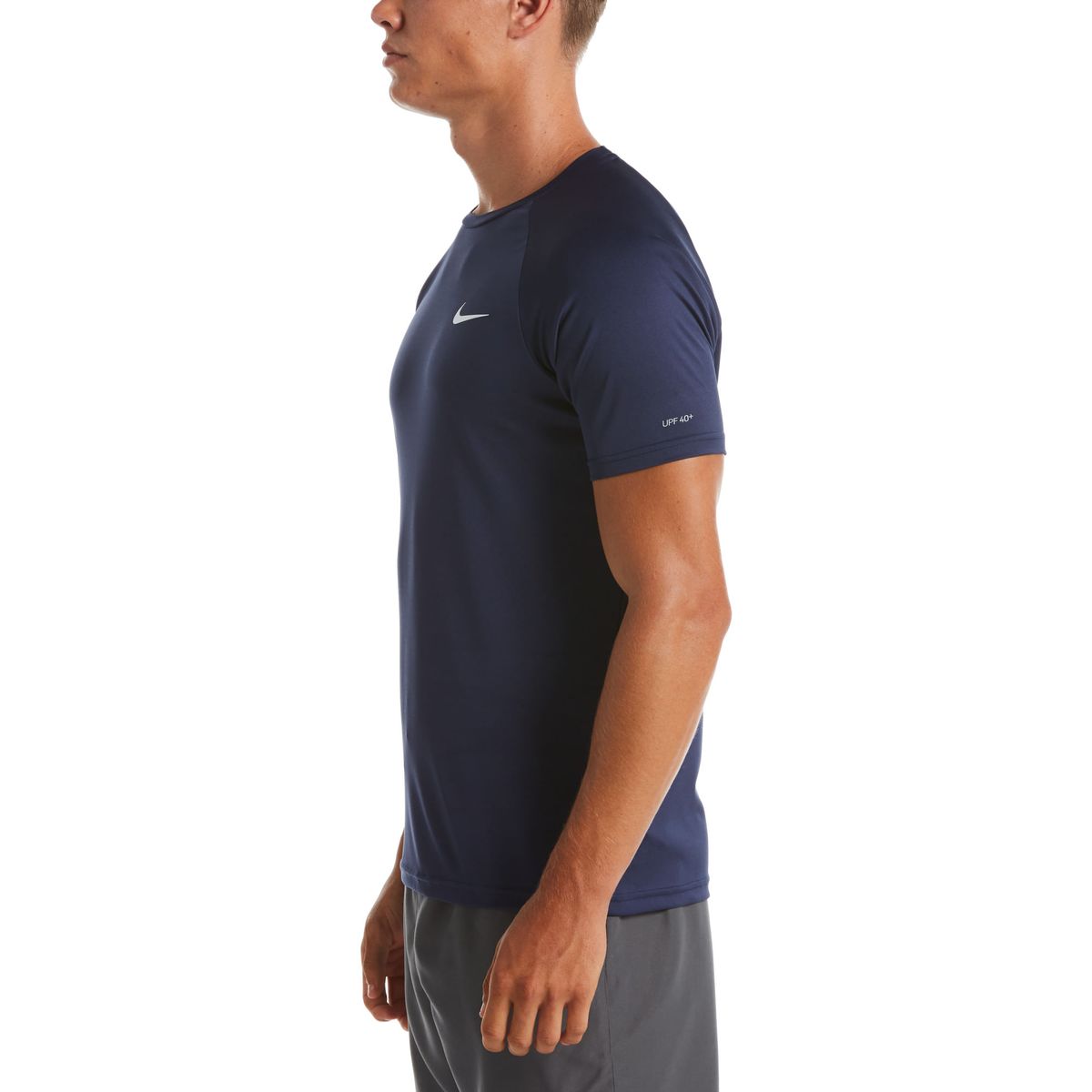 NIKE - Polera Nike Short Sleeve Hydroguard Azul Hombre