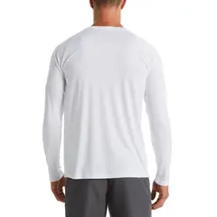 NIKE - Polera Long Sleeve Hydroguard Blanco Hombre