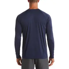 NIKE - Polera Long Sleeve Hydroguard Azul Hombre