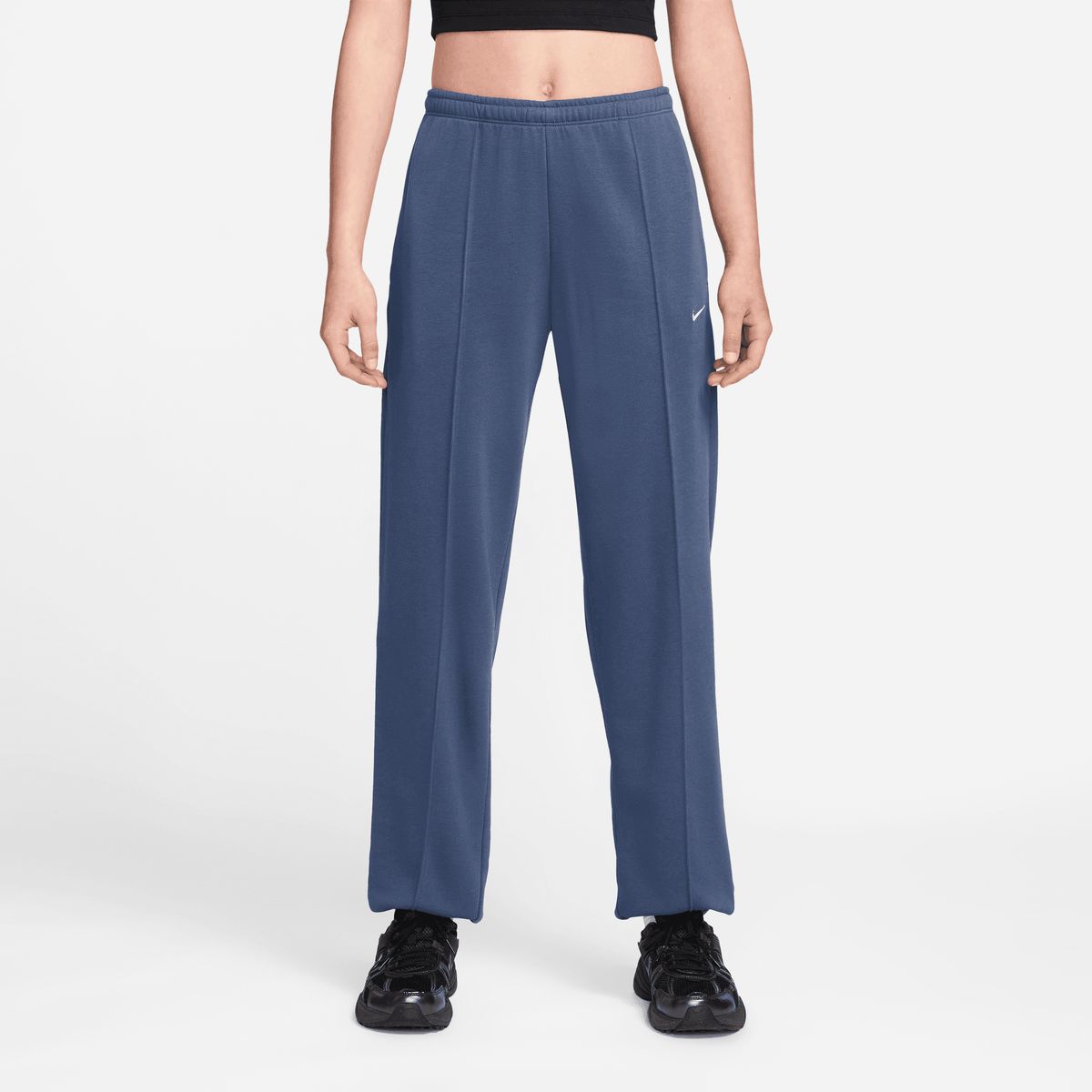 NIKE - Pantalón Nike Sportswear Chill Terry Azul Mujer