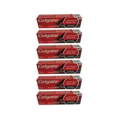 COLGATE - Pack 6 Pasta Colagte Luminous White Carbon Activado 90g