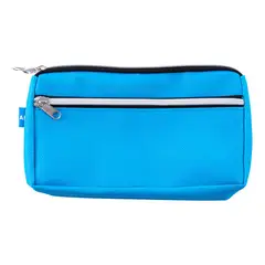 ADIX - Estuche Escolar Triple Cierre Celeste