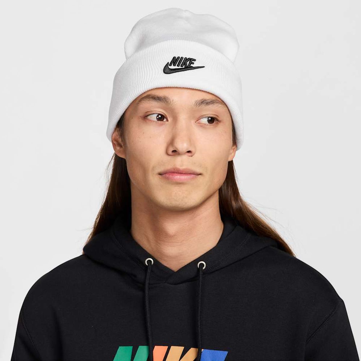 NIKE - Gorro Nike Peak Blanco Hombre