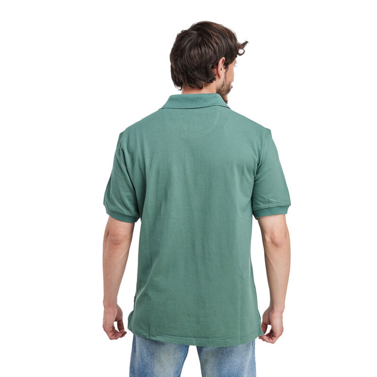 PANAMA JACK - Polera Hombre Casual Verde Panama Jack