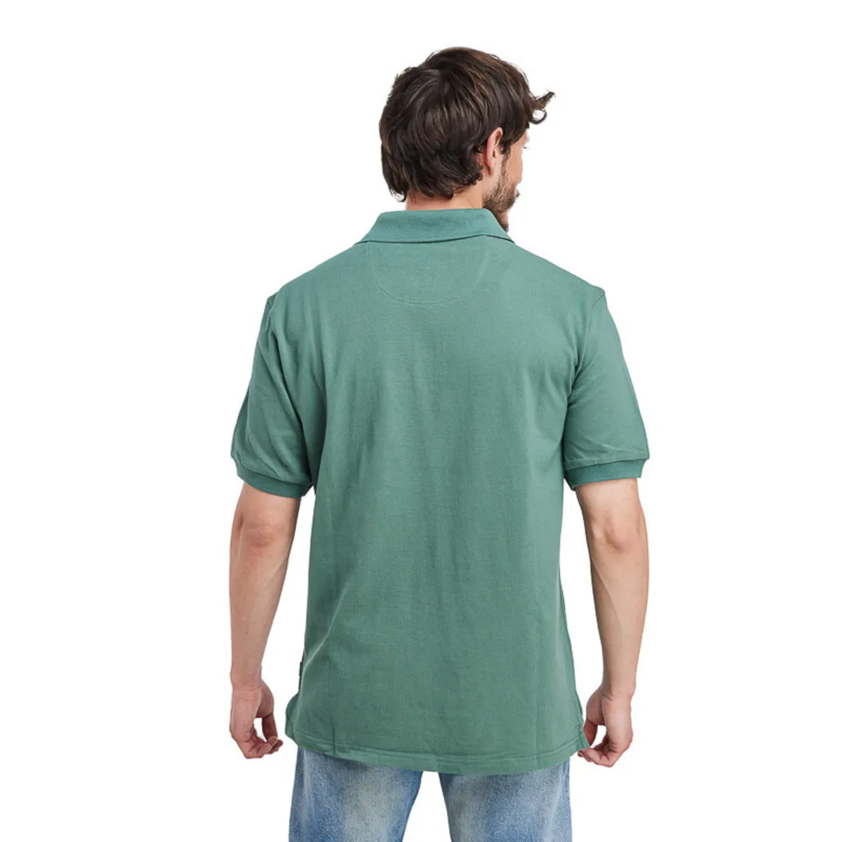 PANAMA JACK - Polera Hombre Casual Verde Panama Jack