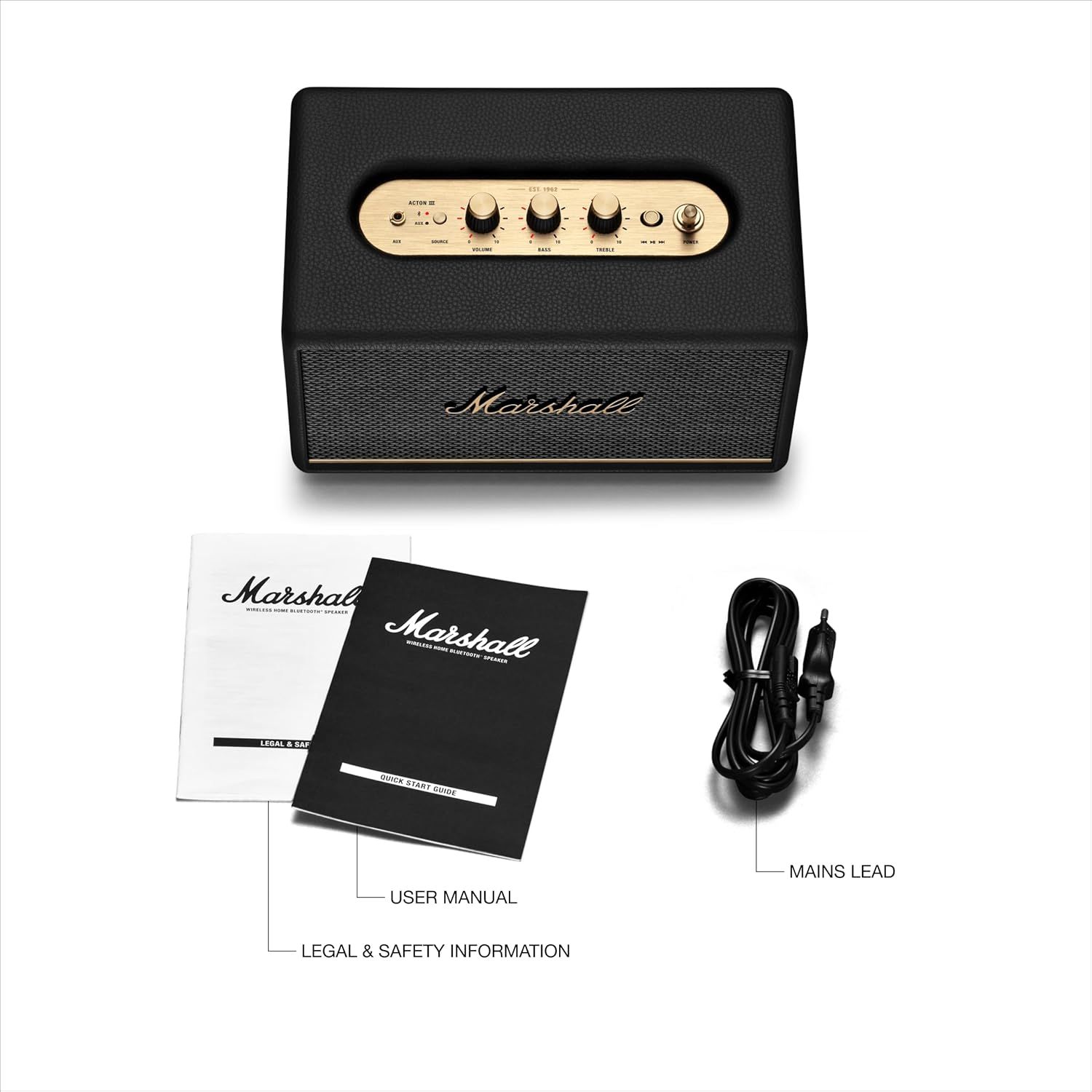 MARSHALL Parlante Bluetooth Marshall Acton III Negro