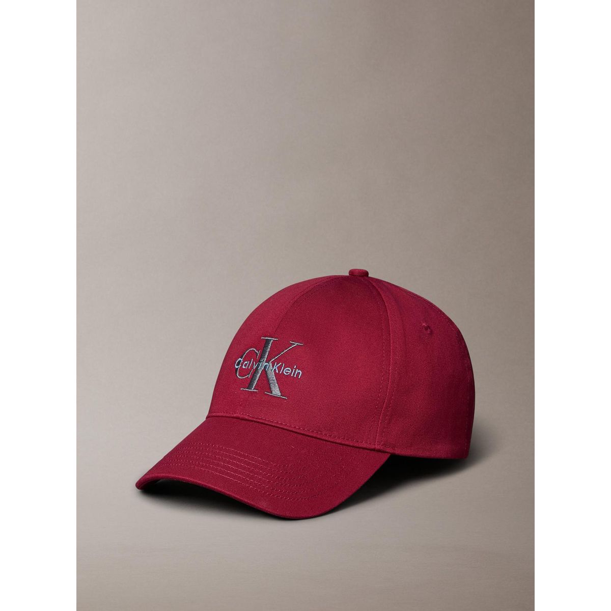 CALVIN KLEIN - Jockey con Logo Monograma Bordado Burdeo Calvin Klein
