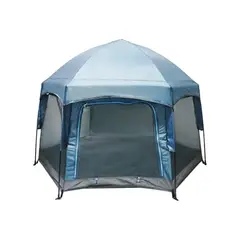 GENERICO - Carpa camping 4 personas automática Hexagonal Bighouse