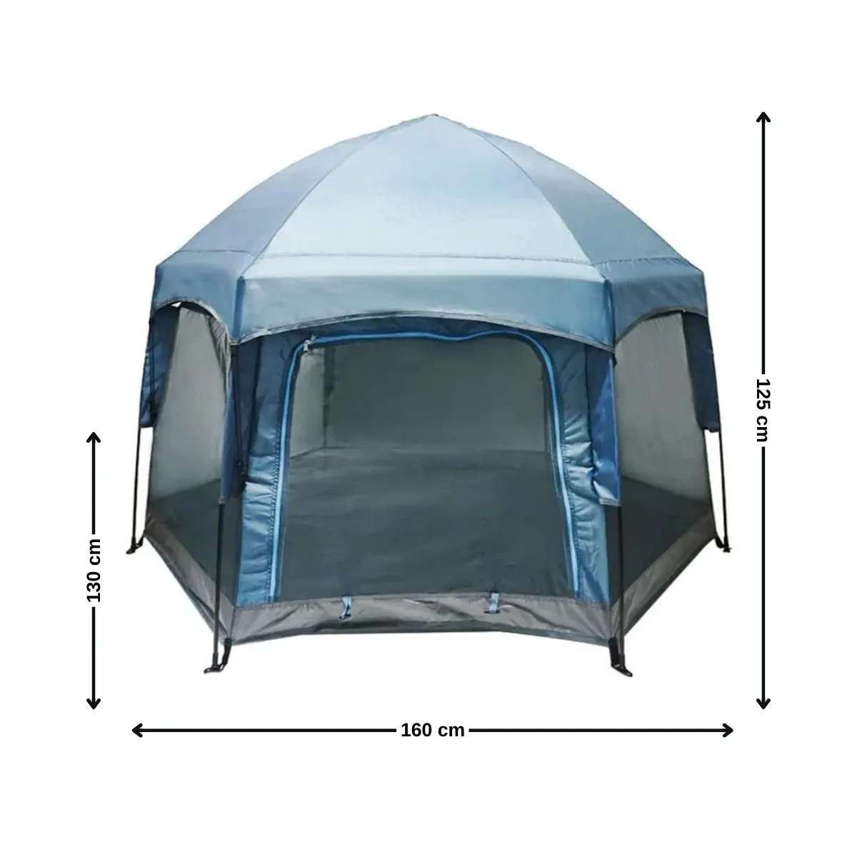 GENERICO - Carpa camping 4 personas automática Hexagonal Bighouse