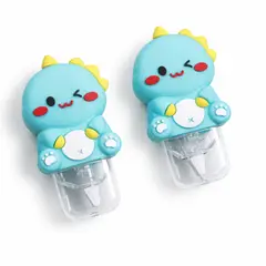GENERICO - Cinta Correctora Blanca Dinosaurio Kawaii - 2 Pcs 5mm