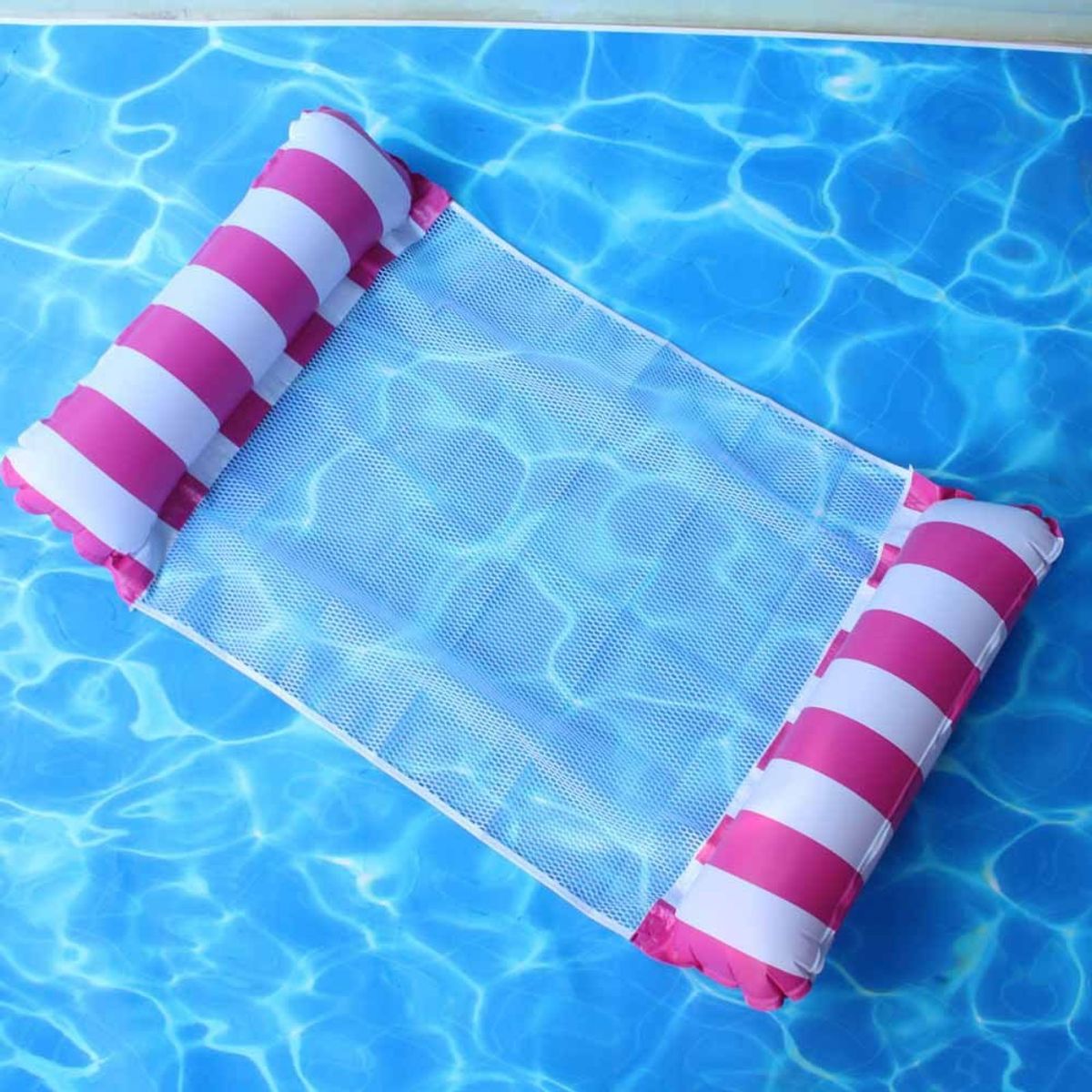 GENERICO - Flotador Inflable Adultos Cama Hamaca Silla Agua Piscina Color Fucsia