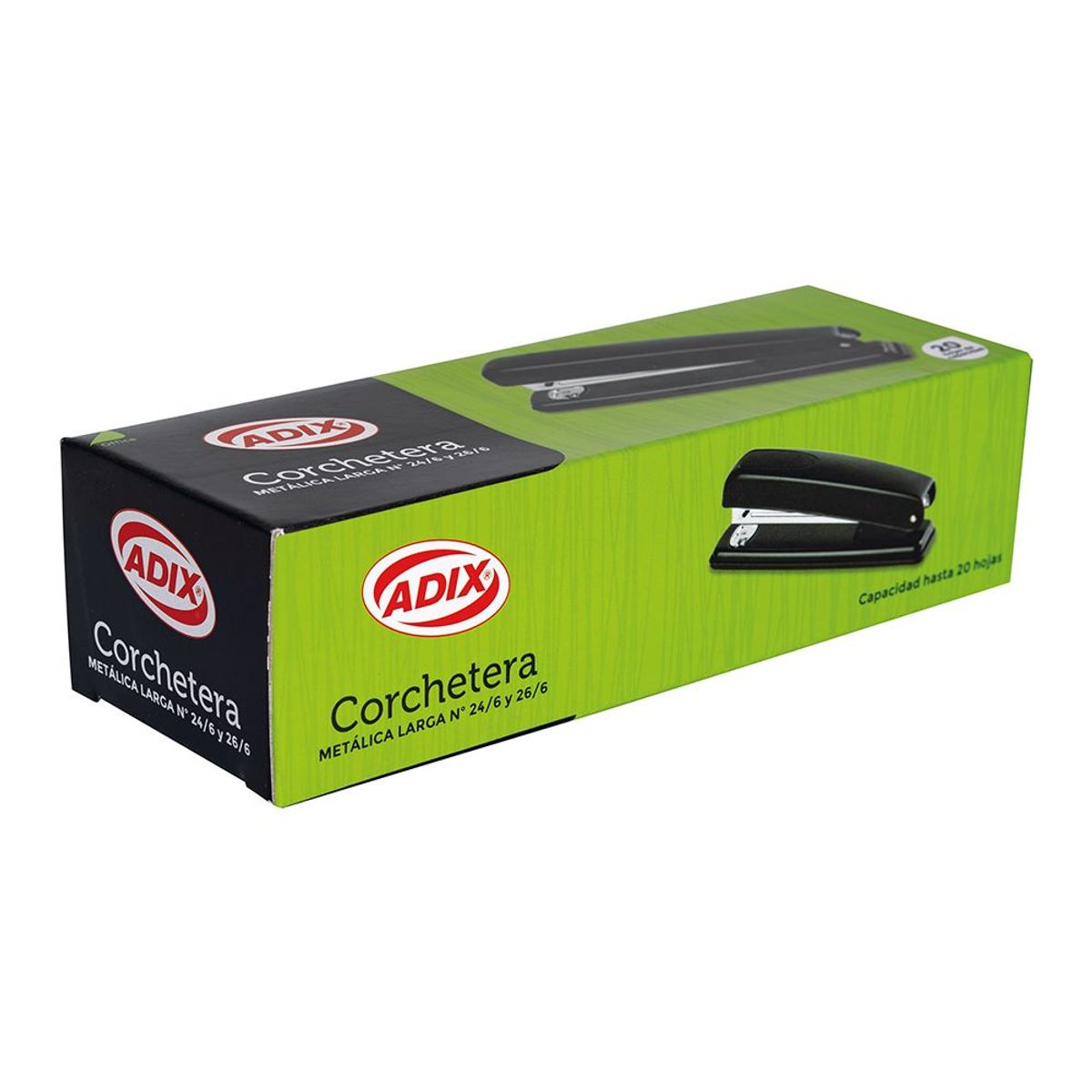 ADIX - Corchetera Metálica Larga Negro