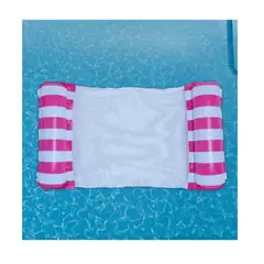 GENERICO - Flotador Inflable Adultos Cama Hamaca Silla Agua Piscina Color Fucsia