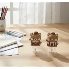 GENERICO - Cinta Correctora Blanca Osito Kawaii - 2 Pcs 5mm