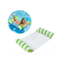 GENERICO - Flotador Inflable Adultos Cama Hamaca Silla Agua Piscina Color Verde