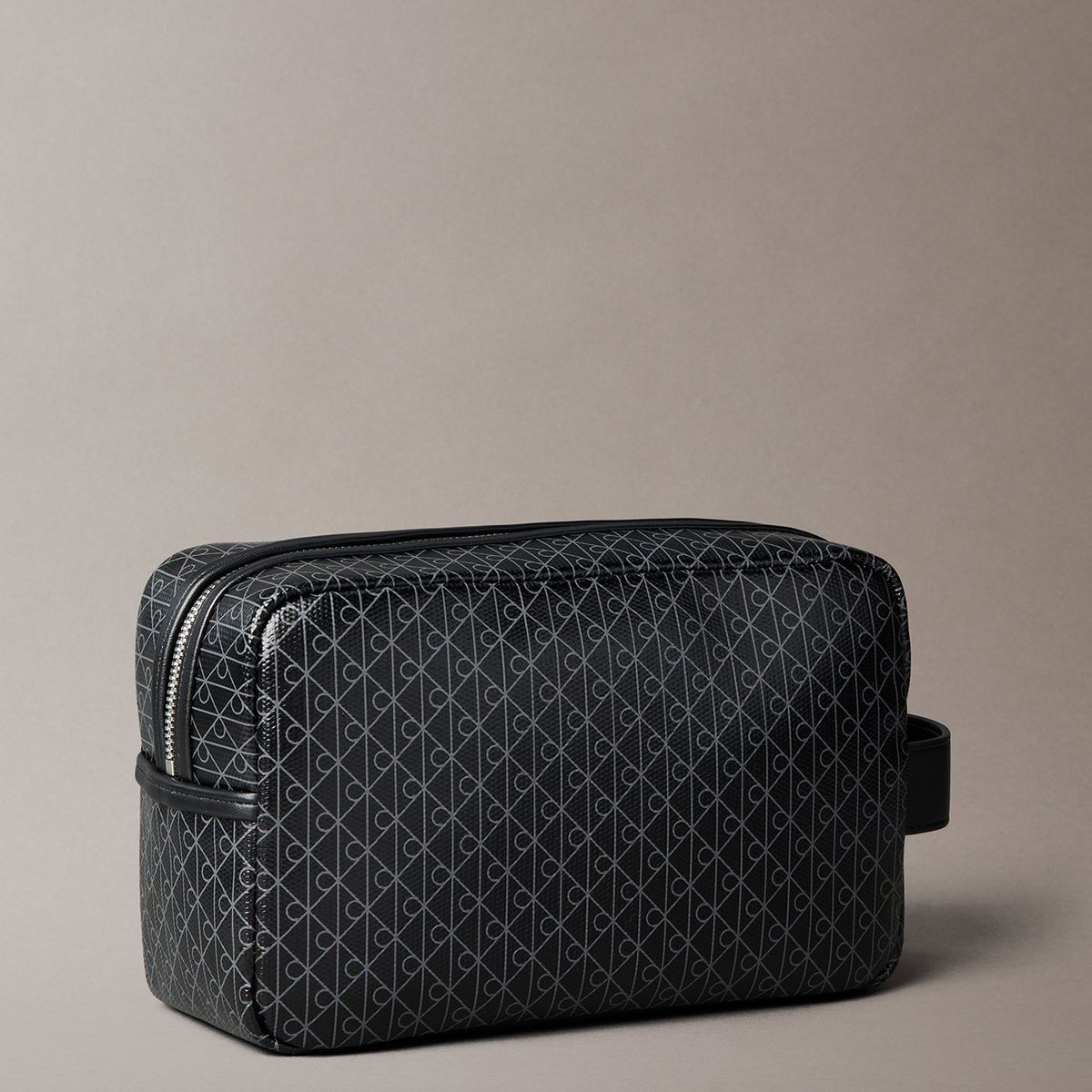 CALVIN KLEIN - Neceser con Estampado de Monograma Negro Calvin Klein