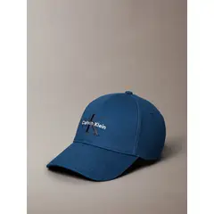 CALVIN KLEIN - Jockey con Logo Monograma Bordado Azul