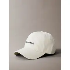 CALVIN KLEIN - Jockey con Logo Bordado Blanco