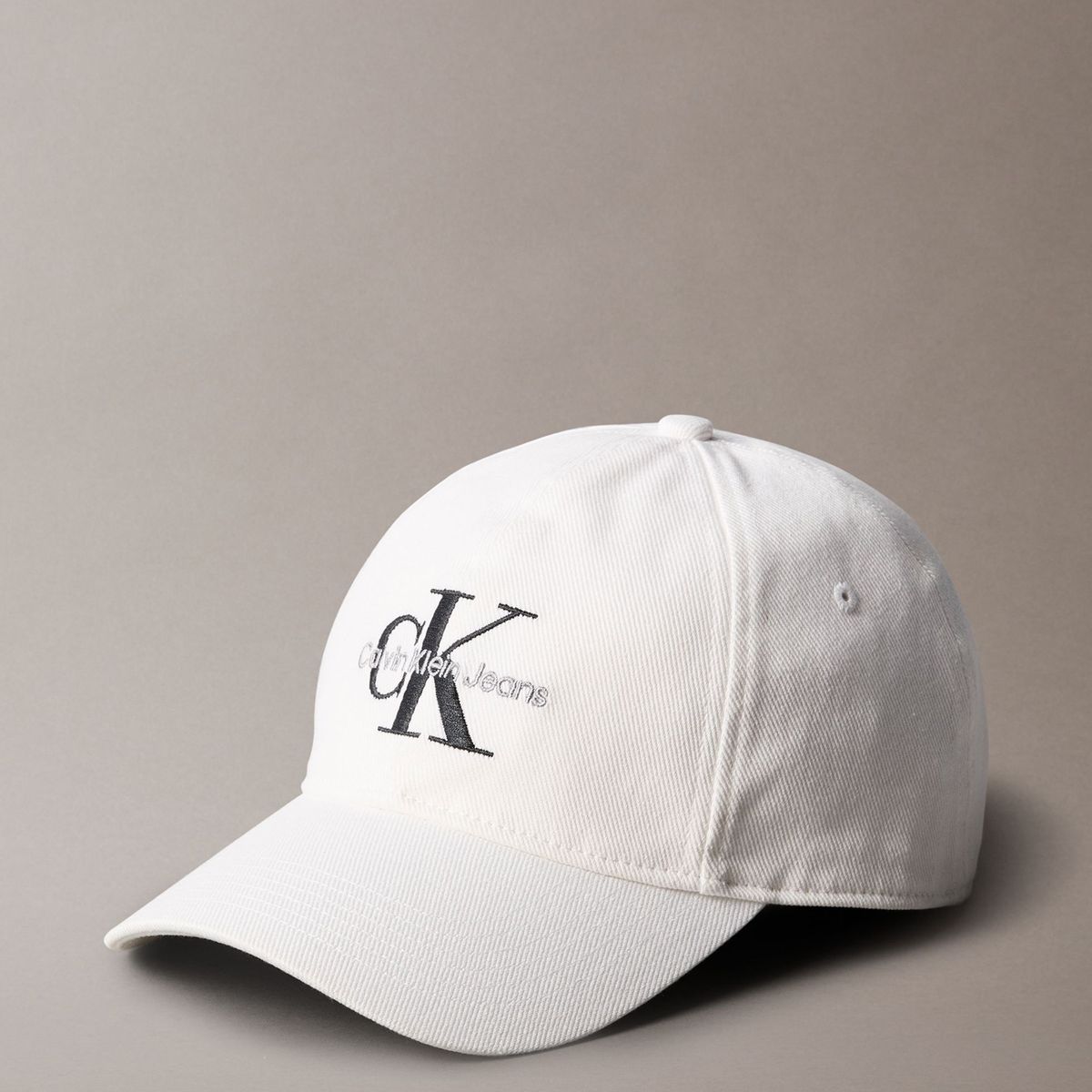 CALVIN KLEIN - Jockey con Logo Monograma Bordado Blanco Calvin Klein