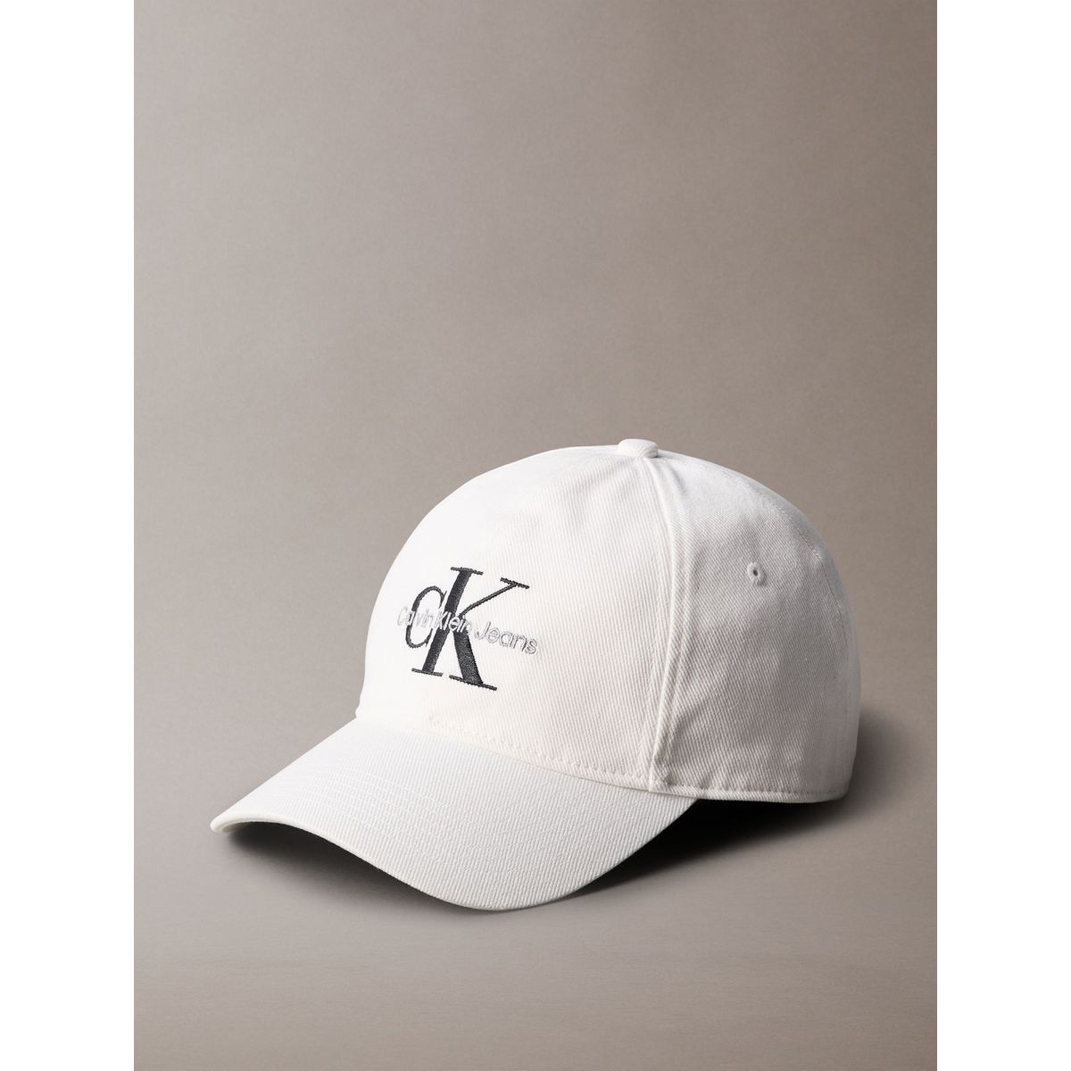 CALVIN KLEIN - Jockey con Logo Monograma Bordado Blanco Calvin Klein