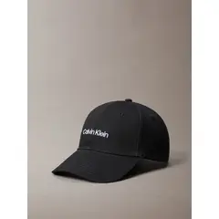 CALVIN KLEIN - Jockey con Logotipo Bordado Negro