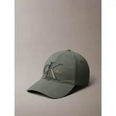 CALVIN KLEIN - Jockey con Logo Monograma Verde