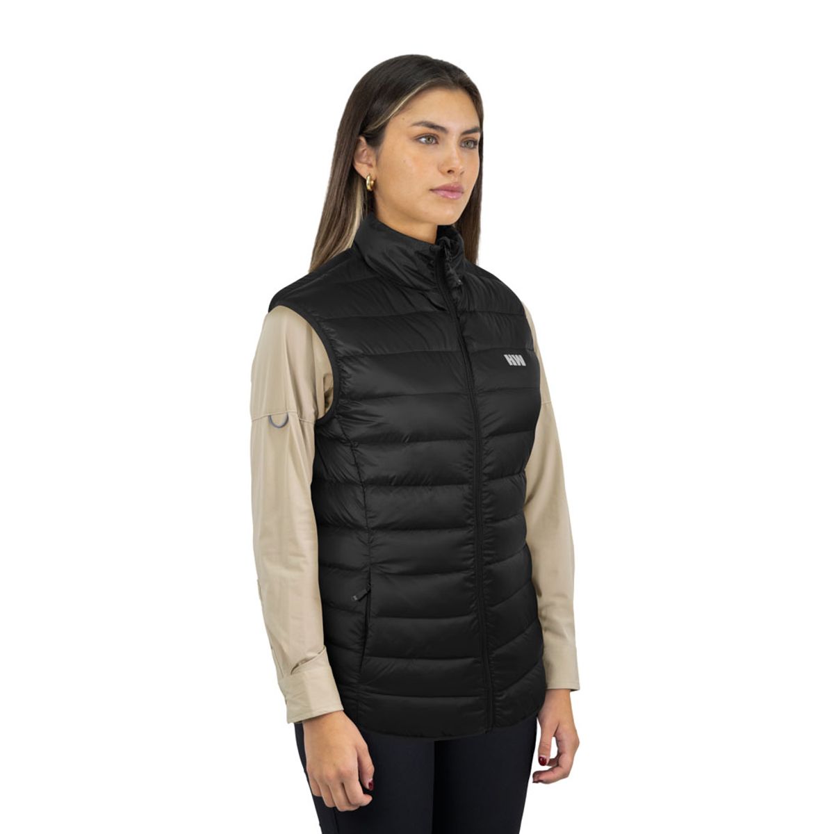 HARDWORK - Parka Pluma HW Pullay Pro Mujer Sin Manga Black