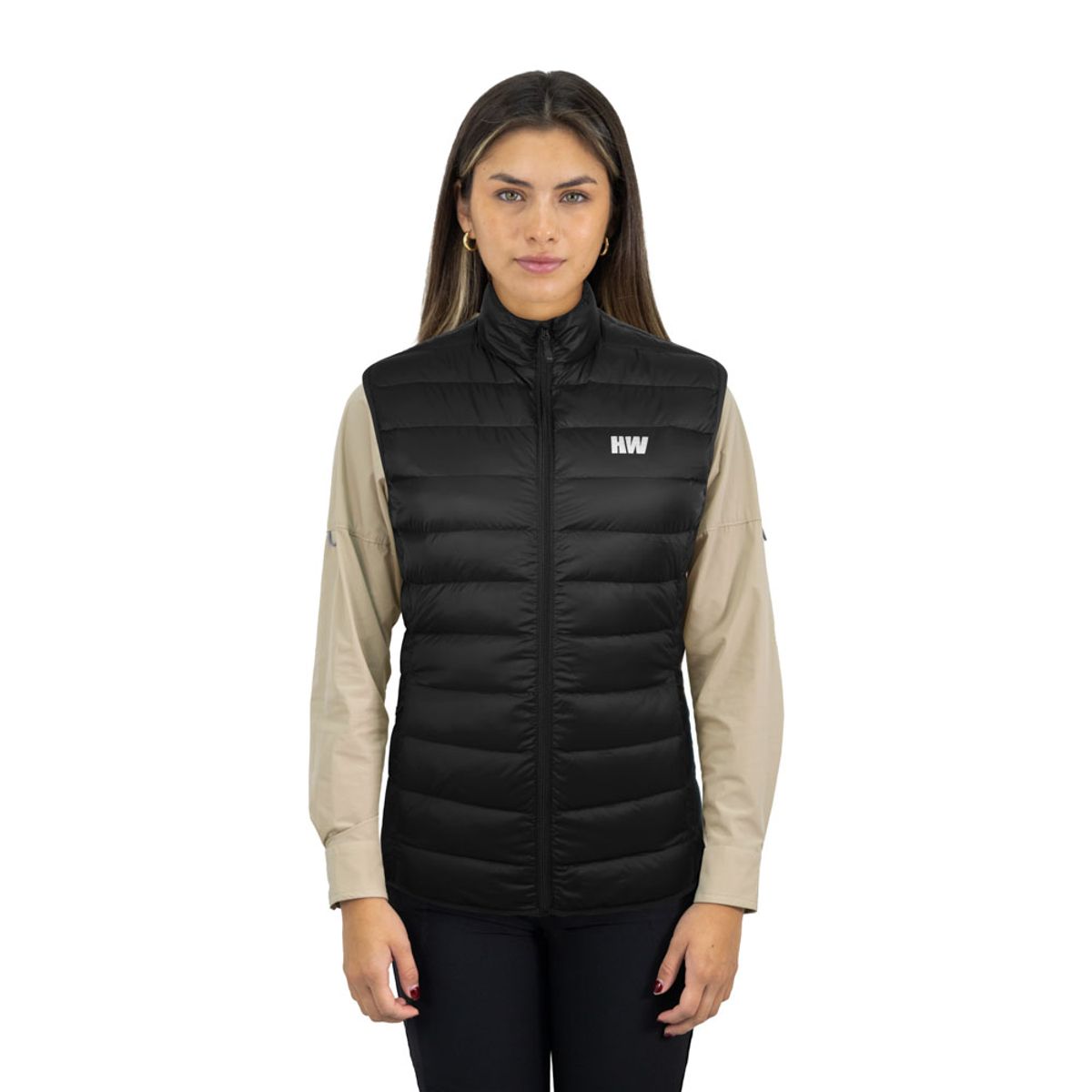 HARDWORK - Parka Pluma HW Pullay Pro Mujer Sin Manga Black