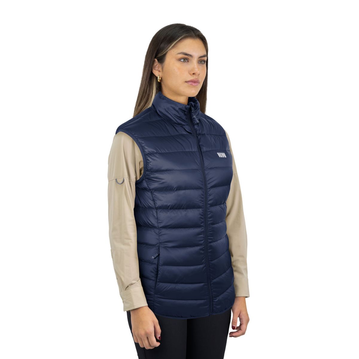 HARDWORK - Parka Pluma HW Pullay Pro Mujer Sin Manga Blue