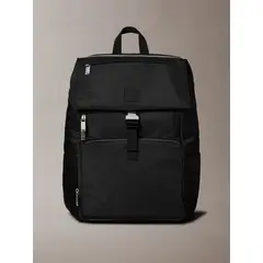 CALVIN KLEIN - Mochila Utility Flap Negro